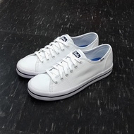The Oneshop Keds kickstart White Basic Small Shoes All Canvas Dark Blue Edge Label Slender Classic