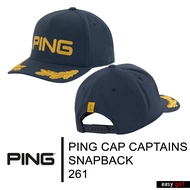 PING CAPTAINS SNAPBACK 261 PING CAP MEN หมวกกอล์ฟ หมวกกีฬาผู้ชาย
