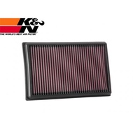 [KN Taiwan Authorized Distributor] K & N High Flow Air Filter 33-3111 (Applicable: Audi A1/A3/Q2/Q3)