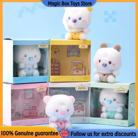 PLAVE MMMM BABY ROOM Cute Series Of Cross Dressing Plush Toys Stuffed Bear Kpop Merchandise For Coll
