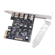 K92F Multiports PCIE 1X To USB Expansion Card USB 3.2 Gen1 Type C USB PCIE Adapter Card With D720201