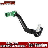 คันเกียร์สีเขียวสำหรับแข่ง JFG แป้นเปลี่ยนเกียร์สำหรับ KLX140 KLX140L KLX140G อุปกรณ์จักรยานสกปรกรถจ