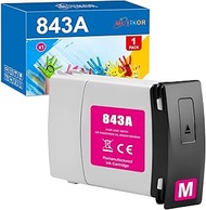 Mutikor Compatible 843A Magenta Ink Cartridge Replacement for HPQ C1Q59A Ink for PageWide XL 4000, 4