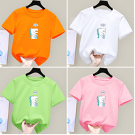 Girl Shirt Silky Cotton Tshirts Unisex Kids Tshirts Baju T Shirt Kanak Kanak Perempuan Summer Clothes