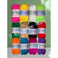 Monaco Acrylic Hand Knitting and Crochet Yarn / 4 Ply / 18 grams / Approx. 35 meters