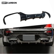 Carbon Fiber Rear Diffuser Bumper Lip Spoiler Protector for BMW E63 E64 M6 2006-2010 Splitters Auto 