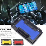 NEW Motorcycle Wireless Charging Charger GPS Phone Holder Navigation Bracket For BMW S1000XR F900R R