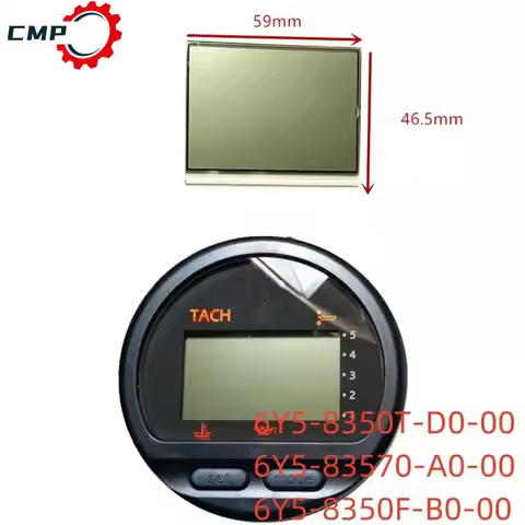 1PC LCD Display for Yamaha Boat - Digital Tach Gauge Speedometer Tachometer Fuel Temp 6Y5-8350T-D0-0