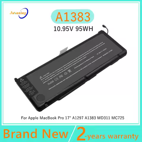 wholesale New Laptop Battery For Apple MacBook Pro 17" A1297 A1383 MD311 MC725 95WH 10.95V