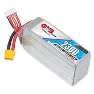 GNB 6S 22.2V 2300mAh 80C XT60 RC LiPo Battery for Dynam 1000mm-1500mm Plane Air Wing Drone FPV Plane