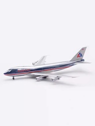 Inflight American Airlines Boeing B747-100 N9666 Finished Alloy Passenger Aircraft Model 1/200