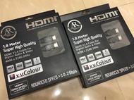 搬屋清！$30！HDMI 線 全新連盒裝1.8米 高速 接駁電視遊戲機唱K 高清畫面音頻 switch high speed