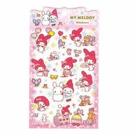 Sanrio - My Melody 港版 文具 PVC 貼紙 整張 10.3×18.3cm 手帳 裝飾 美樂蒂 (2021年款)