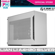 PinkleHub | LIAN LI A4H2O Silver Color SPCC / Aluminum Mini Tower Computer Case , PCI4.0 Riser Card 