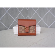 [PRE-ORDER] Colorblock Tabby tri-fold short wallet stylish ladies wallet 85994