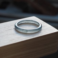 寶淇 - 冰烏雞細戒指(港圈12) - 天然A貨翡翠