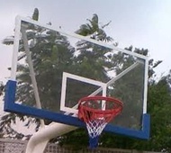 QUALITY 3 Papan Pantul Basket Akrilik 15mm Ring Per 2 Profesional +