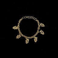 Paseris - Gold Plated Bracelet AllahWanita (Cap 875)