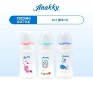 ANAKKU Baby Feeding Bottle Anti-Collapse Wide Neck Regular 2oz / 4oz / 8oz /  Baby Milk Bottle