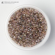 Sand Beads Size 3 Mm. Iridescent Aura