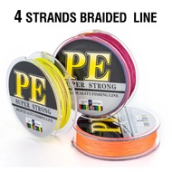 PE Fishing Line, Fishing Line 50M PE Fishing Line X4 50M 4 Strands Stronger Multicolor