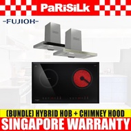 (Bundle) Fujioh FH-6020 Hybrid Hob + FR MT 1990 R Chimney Cooker Hood (900mm)