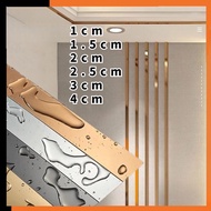 3M Mirror Stainless Steel Decorative Strip for Wall Ceiling Ceramic Tile Waistline Decor Edge Line Wainscoting