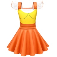 Squid Game Costume Yellow Girl Dress Cosplay Costume for Kids Netflix Role Playing Event Dresses