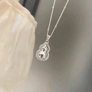 11.21 Time Comes to Run Gourd Necklace Female Inlaid Classy Fashion