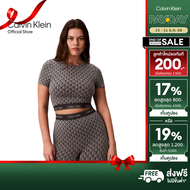 CALVIN KLEIN เสื้อกระชับสัดส่วนผู้หญิง Icon Shapewear รุ่น QF8487 ZIM-สีเทา