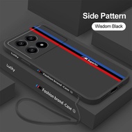 Poco F6 Pro Case Capa Casing Fashion Soft Liquid Silicone Case for Xiaomi Redmi Poco F6 X6 X5 Pro F5