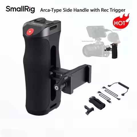 SmallRig 5694 Arca-Type Side Handle with Rec Trigger for Sony A7R V / A7R IV / A6600 /A6400 for Cano
