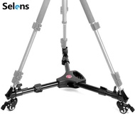 Selens ขาตั้งกล้องแบบ 3 ล้อ พับได้ วัสดุคุณภาพแข็งแรงคงทน Universal Heavy Duty Adjustable 3 Wheels S