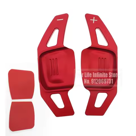 2Pcs Car Steering Wheel Paddle Extend DSG Direct Shift Paddle Cover For VW TSI Golf8 MK8 TSI POLO MK