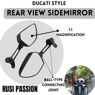 Motorcycle Side Mirror for RUSI PASSION| Ducati Style Rear Side Mirror