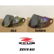 Motorcyclesmall ZEUS 811 Helmet Visor Gold/ Rainbow Visor
