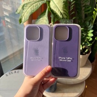 New Purple 1:1 Silicone Phone Case For Iphone 14 Pro Max 13 12 11 Pro Max 14 Plus Luxury Soft Cover