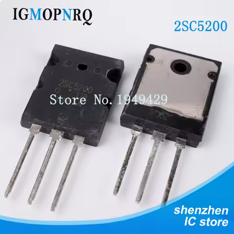 10PCS/lot 2SC5200 SC5200 TO-3PL 5200 Bipolar transistor bipolar junction type (BJT) NPN 230V 15A 150