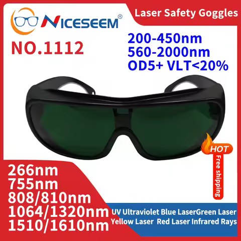 X Ray Glasses Safety Goggle Eye Protection UV IPI IR IPL FPV Laser Eye Protector CO2 Infrared 355 80
