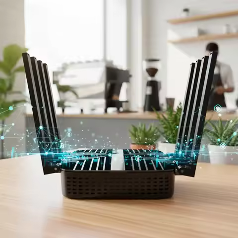 5G CPE 2.5G Ethernet MT7988AV 4x4 MIMO WiFi Router 4G LTE Cat19 2 Sim Modem For Home Use 5g Cpe 5g R