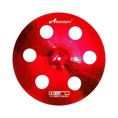 Arborea Cymbal 16"Ozone Cymbal Silver/Golden/Blue/Black/Red One Piece Cymbal for Drums Effects Percu