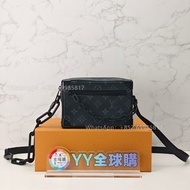 👏全實拍 Louis Vuitton Mini Soft Trunk小方包 黑灰 LV M44735 100% new🎁 🎁男女同款 斜孭袋 手拿袋 斜揹袋 單肩包 Crossbody bag, Sh
