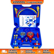 3 Way AC Manifold Gauge Set AC Diagnostic Manifold Gauge Set Automotive AC Gauge Set for R134A/R22/R