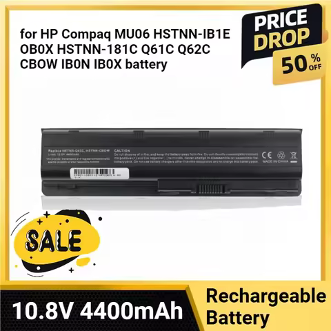 10.8V 4400mAh Laptop Battery MU06 DM4 for HP Compaq MU06 HSTNN-IB1E OB0X HSTNN-181C Q61C Q62C CBOW I