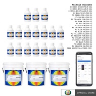 CSC REi Tech Water-based Silkscreen Printing Ink Ecosol E1 - CREST Kit M