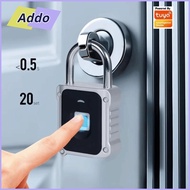 ADDO.PH Bluetooth Smart Door Lock, IPX5 Waterproof Zinc Alloy Electronic Smart Padlock, Tuya App Fin