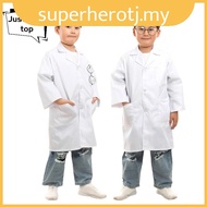 Kids Doctor Coat White Lab Coat For Roleplay Science Experiments