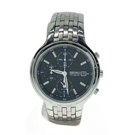 SEIKO mens watches quartz wrist watch analogues BLK 7T62-0DF0 Direct from Japan Secondhand