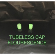 FLUORESCENCE TUBELESS VALVE CAP / TIUP KEPALA TAYAR ANGIN