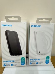 Momax - 10000mAh 充電器 2個 (黑色, 白色各一）